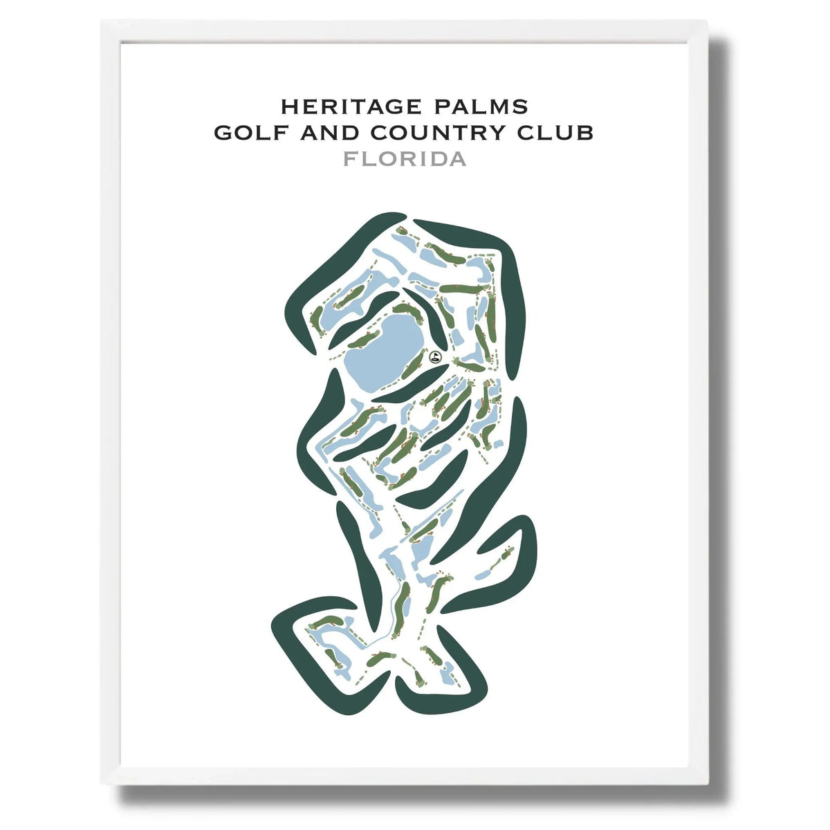 Heritage Palms Golf & Country Club, Florida - Printed Golf Course