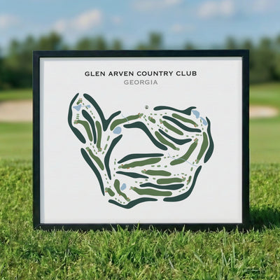 Glen Arven Country Club, Georgia - Printed Golf Course