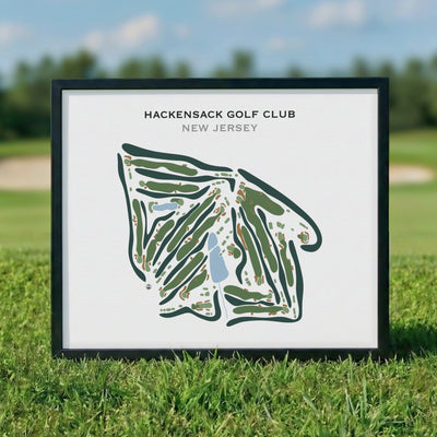 Hackensack Golf Club, New Jersey - Printed Golf Course