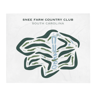 Snee Farm Country Club, South Carolina - Printed Golf Course