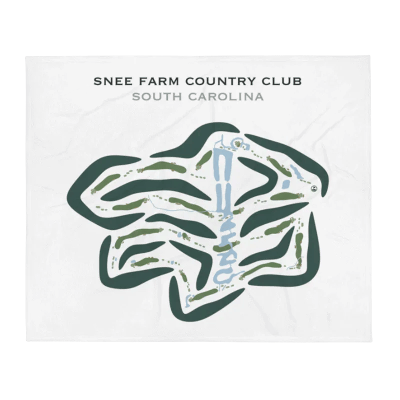 Snee Farm Country Club, South Carolina - Printed Golf Course