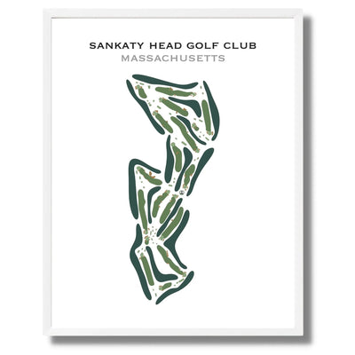 Sankaty Head Golf Club, Massachusetts - Printed Golf Course