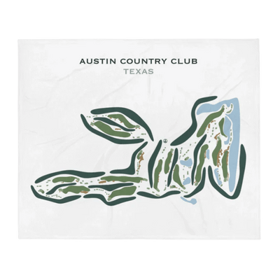 Austin Country Club, Texas - Printed Golf Course