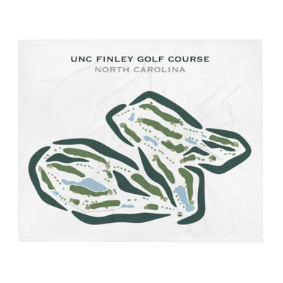 UNC Finley Golf Course, North Carolina - Printed Golf Course