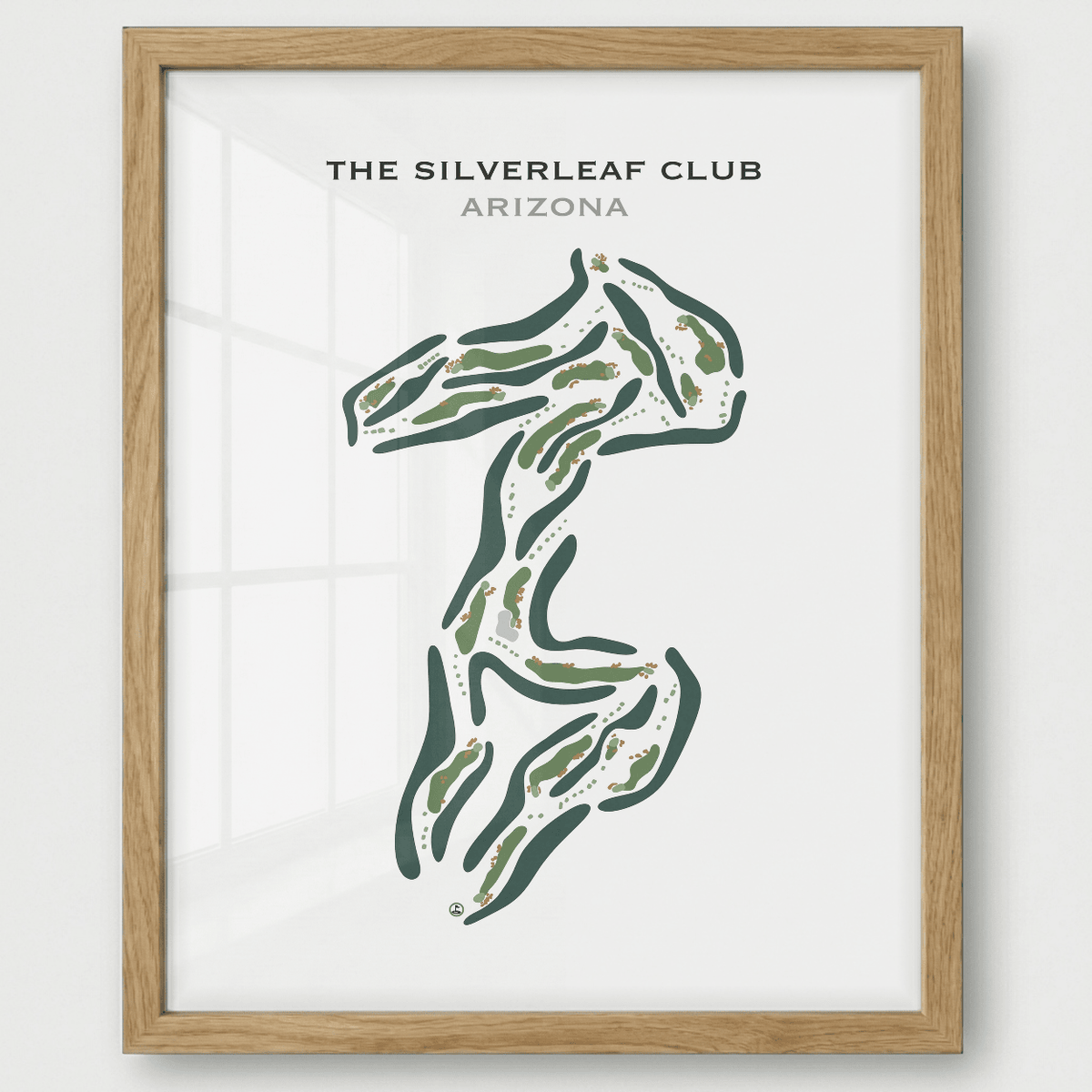 The Silverleaf Club, Arizona - Printed Golf Course