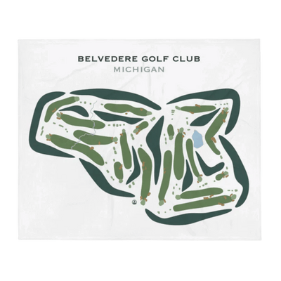 Belvedere Golf Club, Michigan - Printed Golf Course