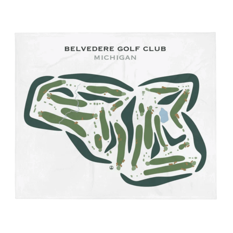 Belvedere Golf Club, Michigan - Printed Golf Course
