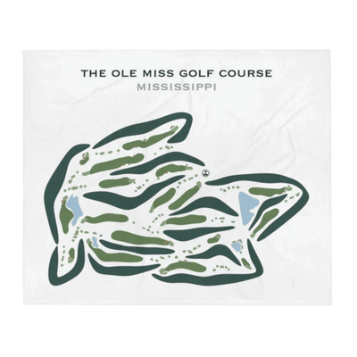 The Ole Miss Golf Course, Mississippi - Printed Golf Course