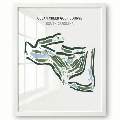 Ocean Creek Golf Course, South Carolina - Printed Golf Course