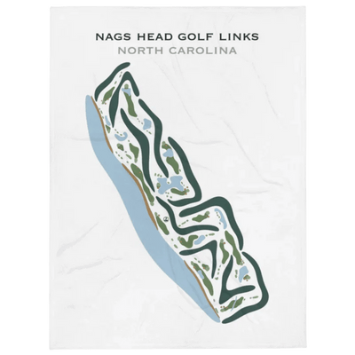 Nags Head Golf Links, North Carolina - Printed Golf Course