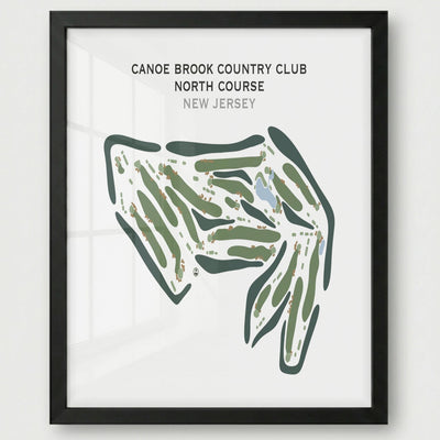 Canoe Brook Country Club, North Course, New Jersey - Printed Golf Course