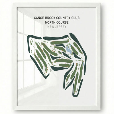 Canoe Brook Country Club, North Course, New Jersey - Printed Golf Course