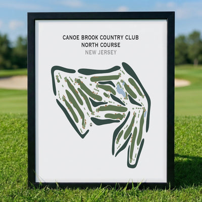 Canoe Brook Country Club, North Course, New Jersey - Printed Golf Course