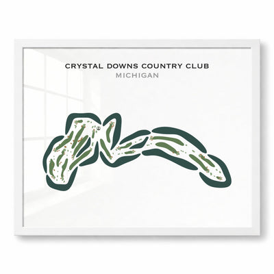 Crystal Downs Country Club, Michigan - Printed Golf Course