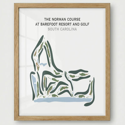 The Norman Course at Barefoot Resort & Golf, South Carolina - Printed Golf Course
