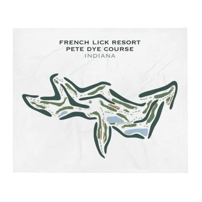 French Lick Resort, The Pete Dye Course, Indiana - Printed Golf Course