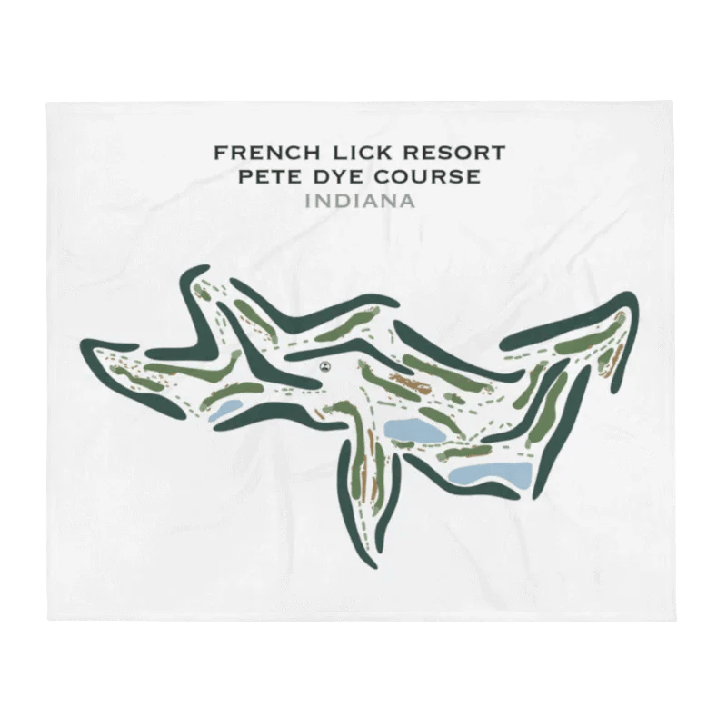French Lick Resort, The Pete Dye Course, Indiana - Printed Golf Course
