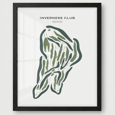 Inverness Club, Ohio - A - Printed Golf Course