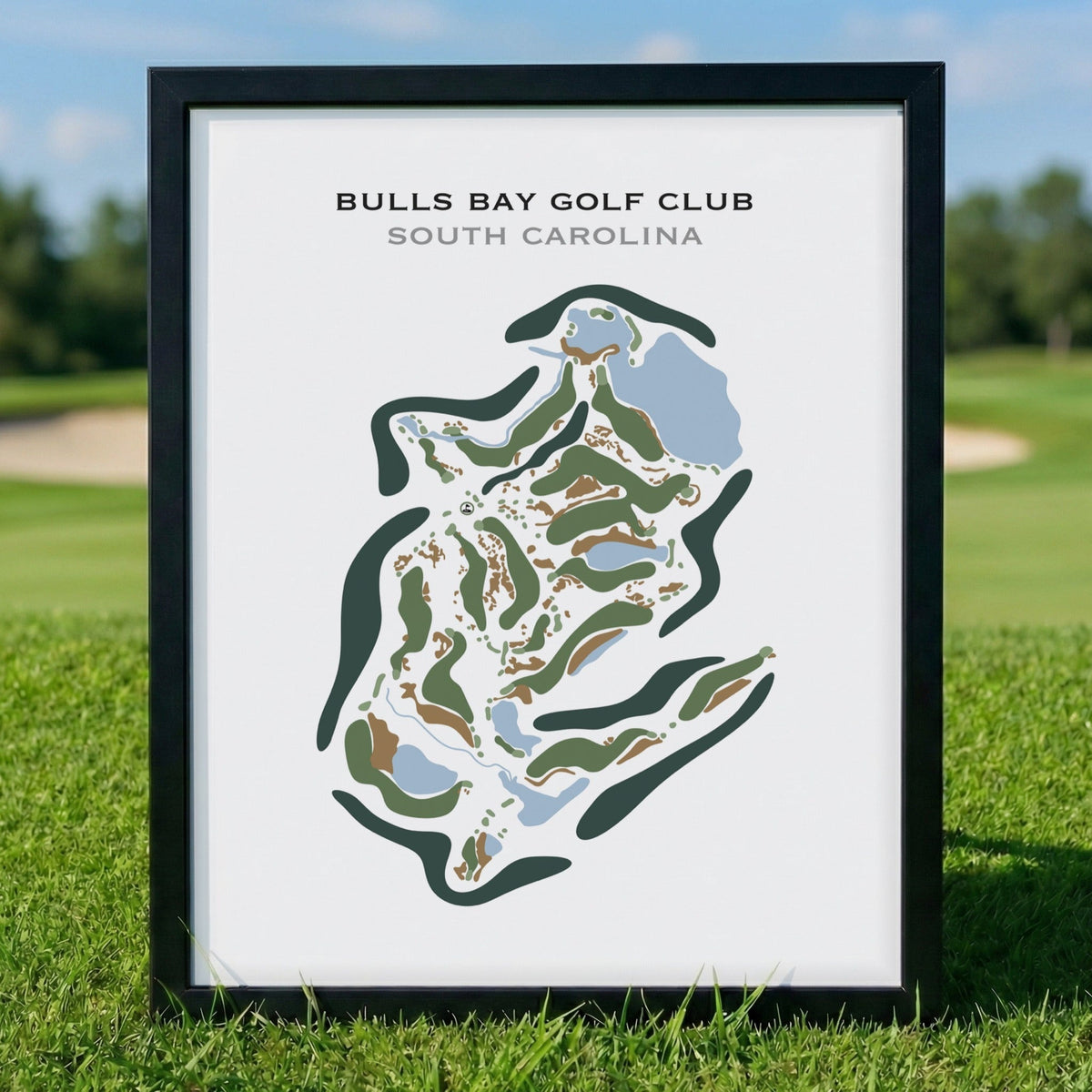Bulls Bay Golf Club, South Carolina - Printed Golf Course