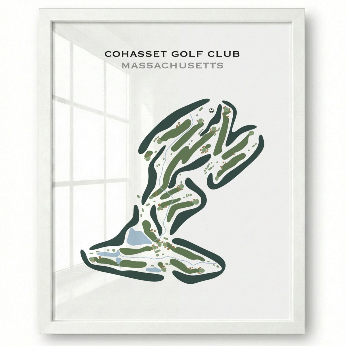 Cohasset Golf Club, Massachusetts - Printed Golf Course