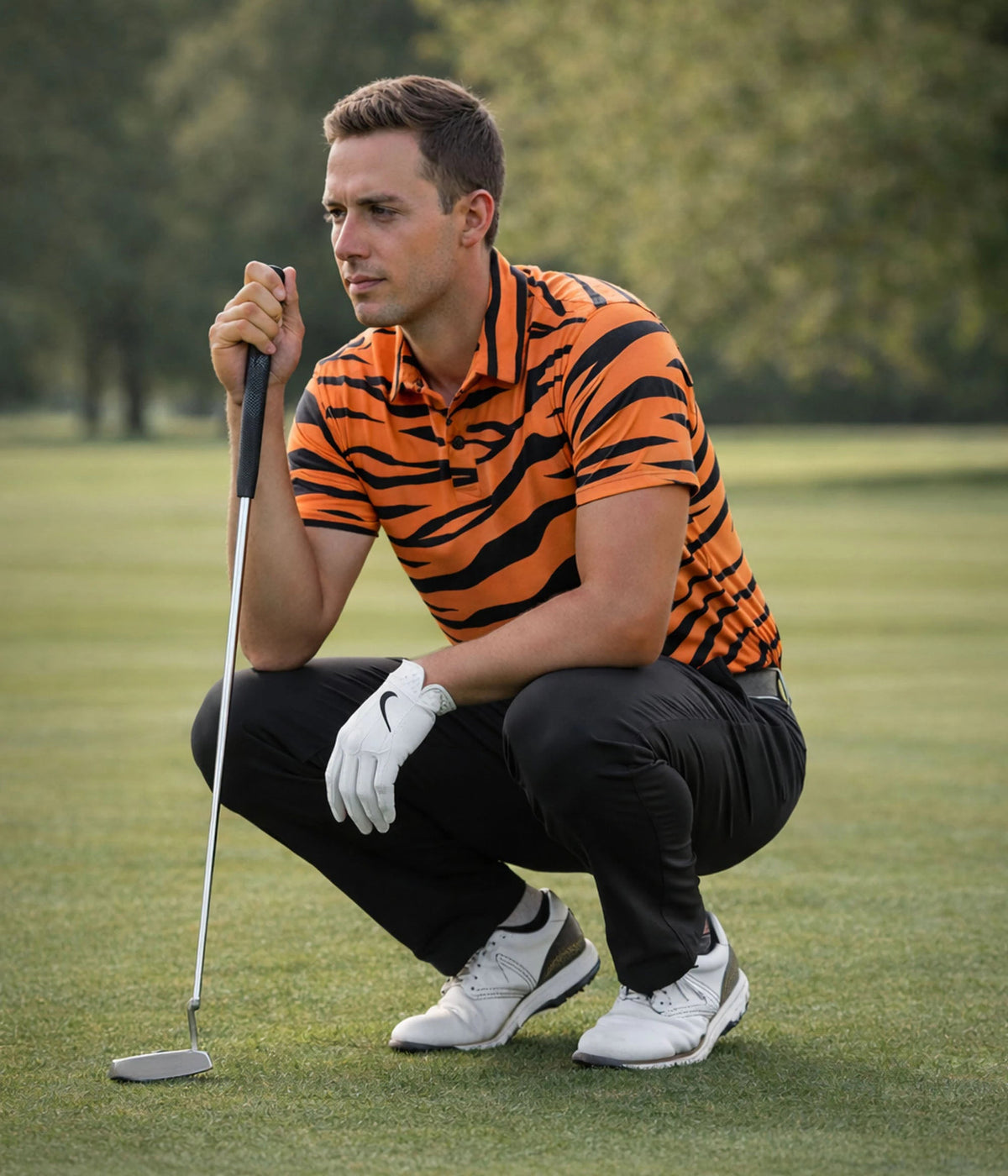 Men's Tiger Golf Polo