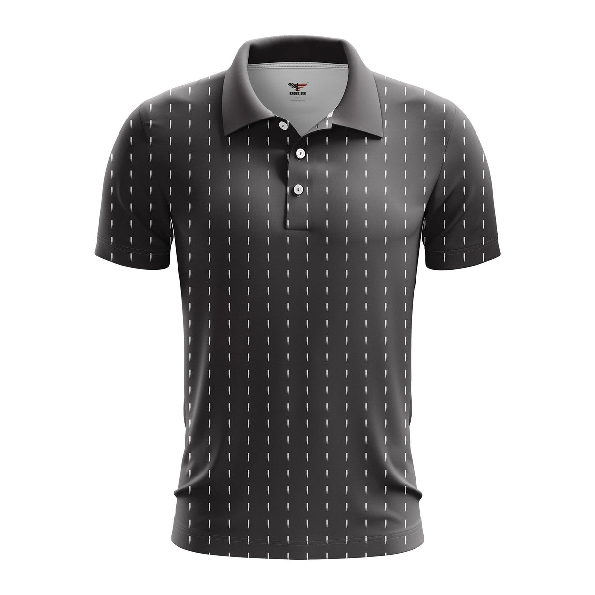 Bullet Stripe Golf Polo Shirt