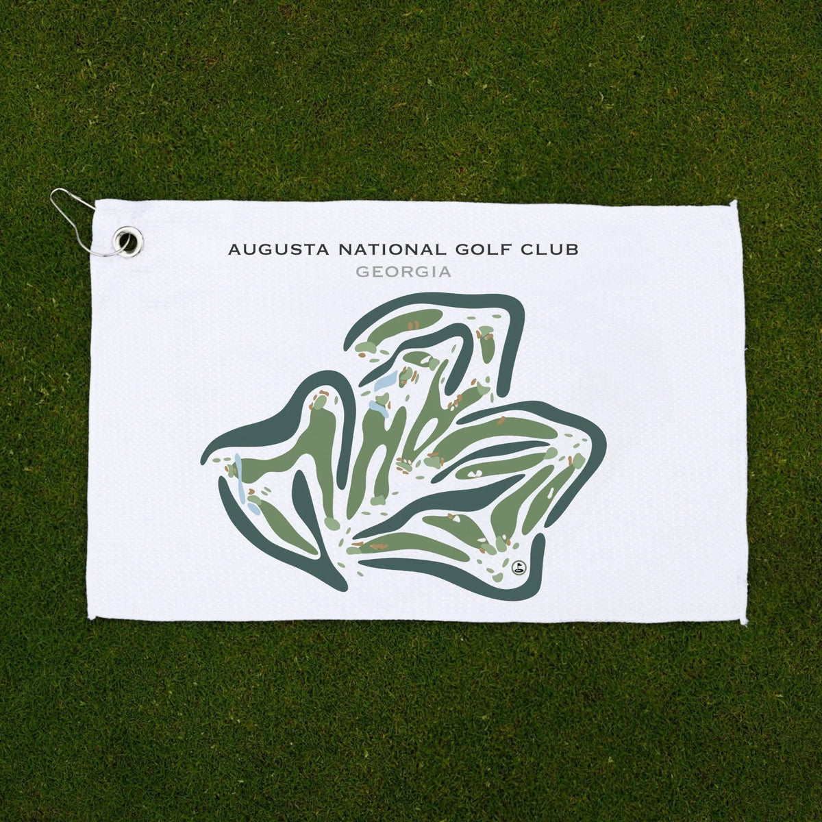 Augusta National Golf Club, Augusta Georgia - Printed Golf Course
