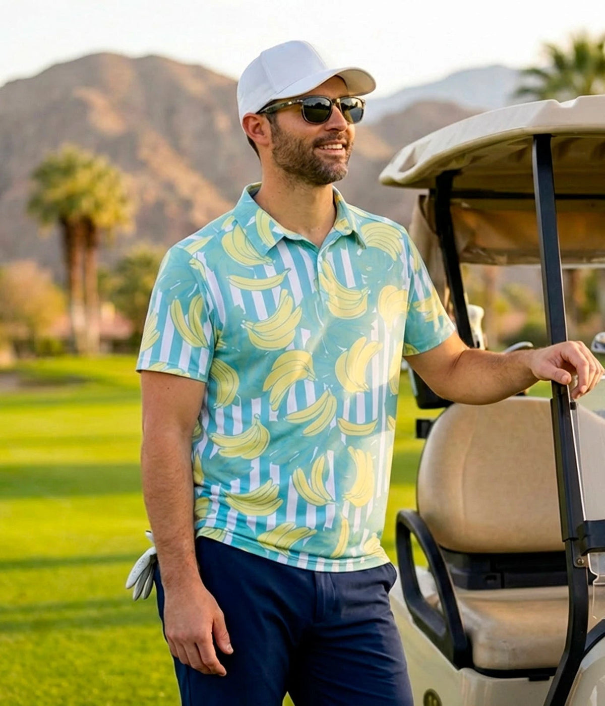 Men's Banana Breeze Golf Polo