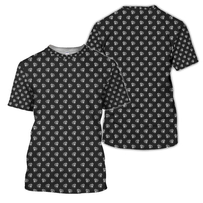 Bold Smoking Gorilla Golf Pattern Shirt, Gorilla Head Golf Shirt For Men, Monkey Lover Gift