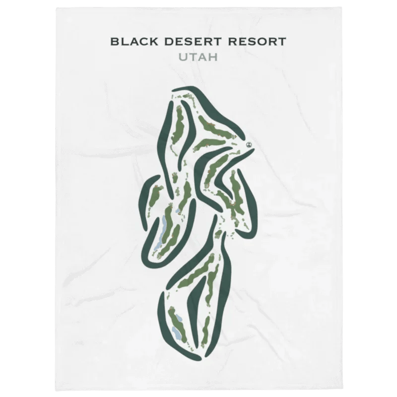 Black Desert Resort, Utah - Printed Golf Course