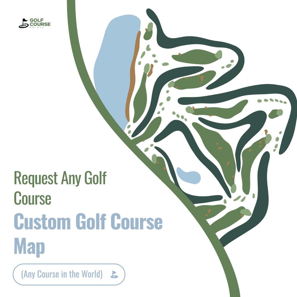 Custom Golf Course Map Design