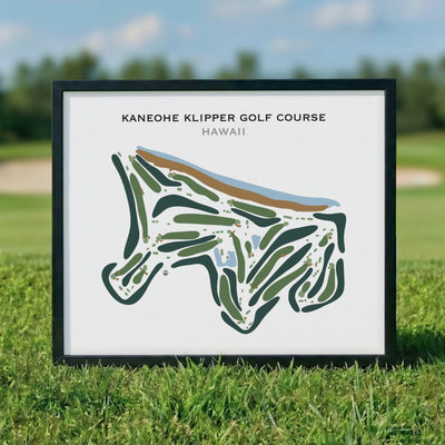 Kaneohe Klipper Golf Course, Hawaii - Printed Golf Course