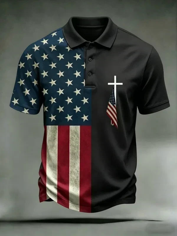 Personalized Printed Polo Shirt For Men'S Casual 250Th Anniversary Celebration O 2