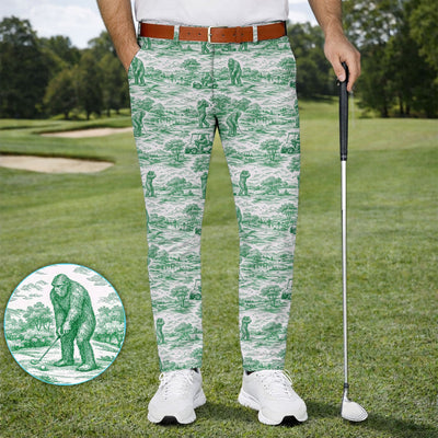 Crazy Bigfoot Pattern Golf Set, Funny Sasquatch Golf Set For Men, Golf Gift For Golfer