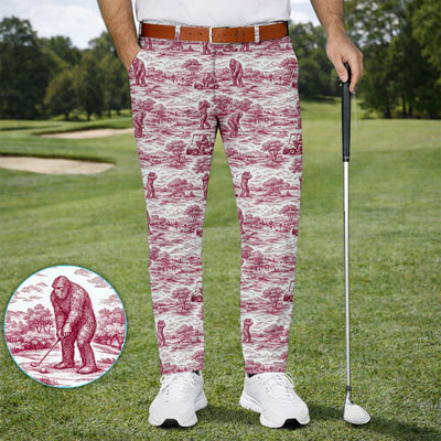 Crazy Bigfoot Pattern Golf Set, Funny Sasquatch Golf Set For Men, Golf Gift For Golfer