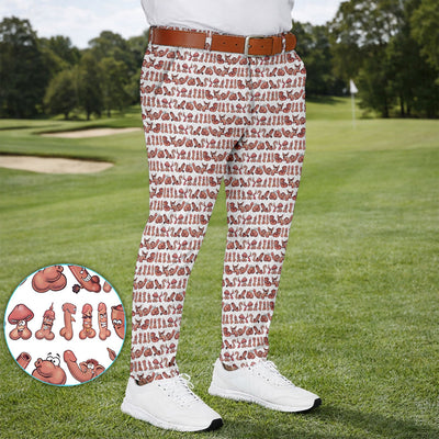 Playful Abstract Cartoon Pattern Golf Set, Funny Golf Set For Men, Golf Gift For Golfer