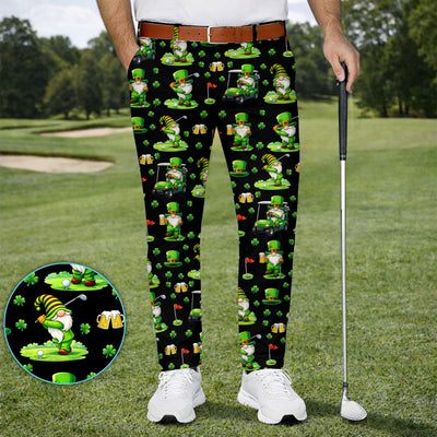 Crazy St. Patrick’s Day Pattern Golf Set, Leprechaun Golf Set For Men, Funny Golf Gift For Golfer
