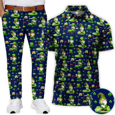 Crazy St. Patrick’s Day Pattern Golf Set, Leprechaun Golf Set For Men, Funny Golf Gift For Golfer