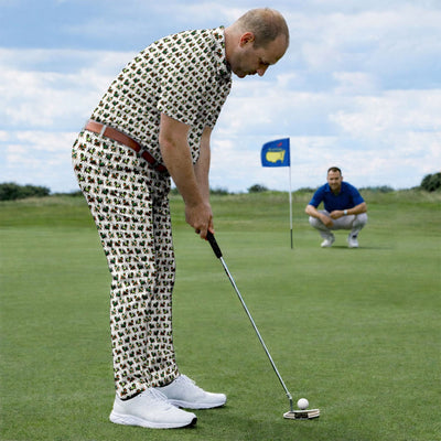 Dog St. Patrick’s Day Pattern Golf Set, Dachshund Golf Set For Men, Funny Golf Gift For Golfer