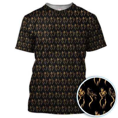 Sexy Pattern Golf Polos, Crazy Golf Shirt For Golfer, Golf Gift For Men