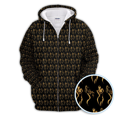 Sexy Pattern Golf Polos, Crazy Golf Shirt For Golfer, Golf Gift For Men