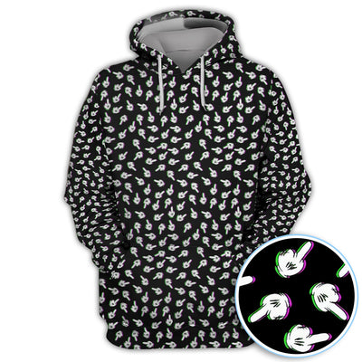 Funny Finger Pattern Golf Shirt, Crazy Golf Polos For Golfer, Golf Outfit For Men