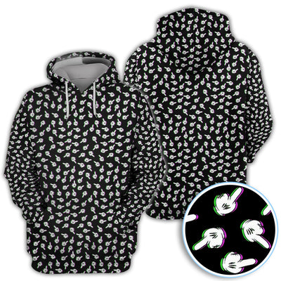 Funny Finger Pattern Golf Shirt, Crazy Golf Polos For Golfer, Golf Outfit For Men