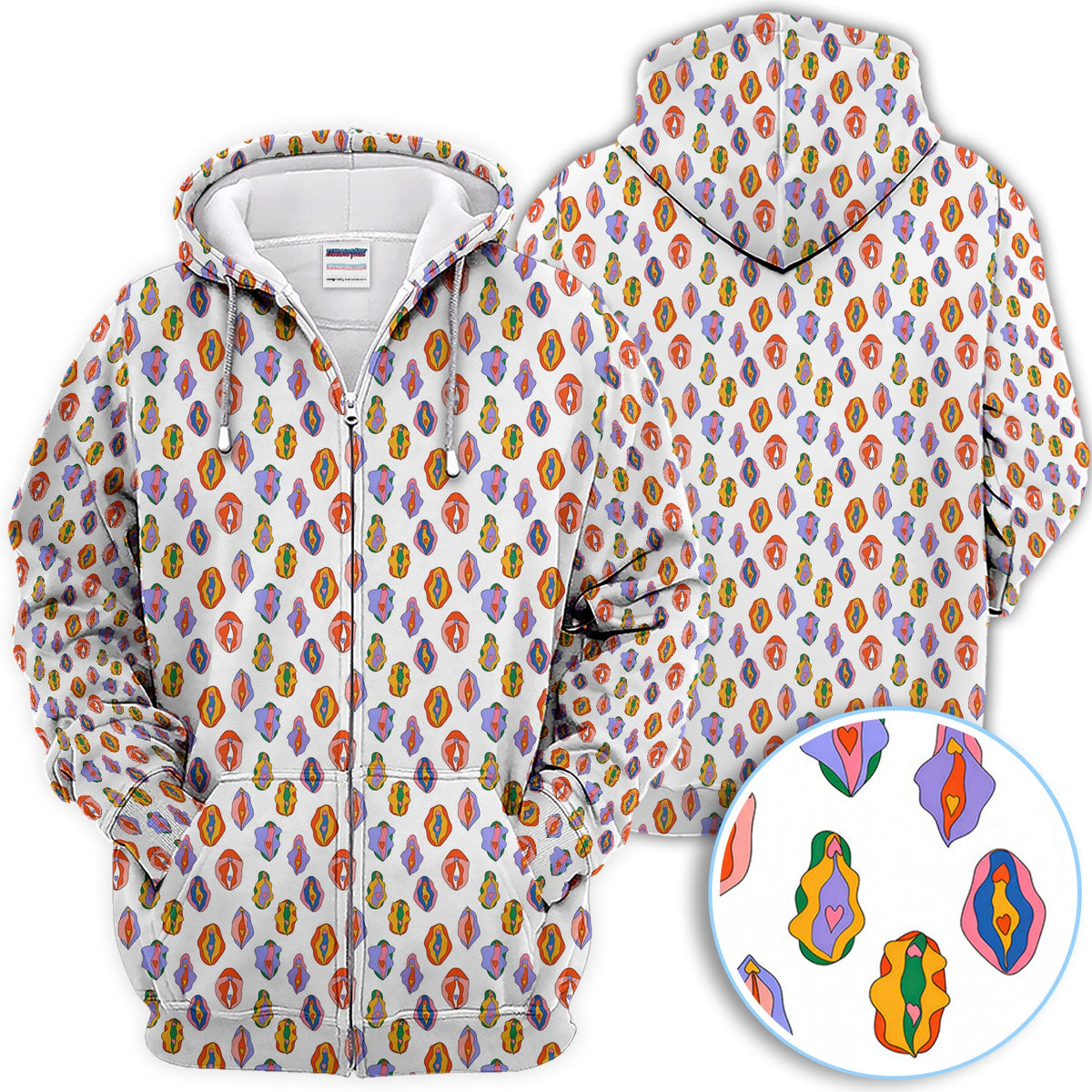 Sexy Abstract Pattern Golf Shirt, Crazy Golf Polos For Men, Golf Gift For Golfer