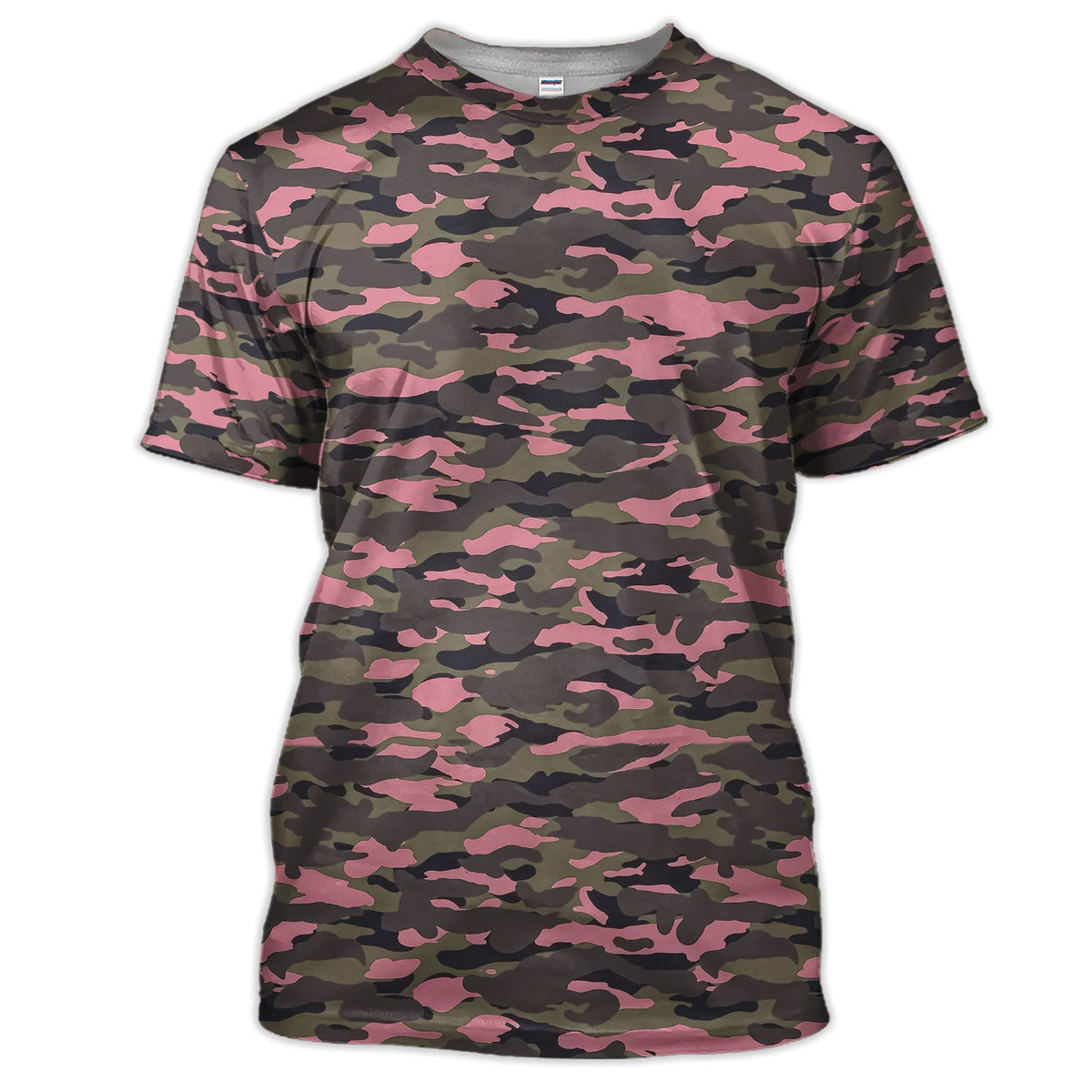 Pink Camo Pattern Golf Shirt, Crazy Golf Polos For Golfer, Men Golf Gift