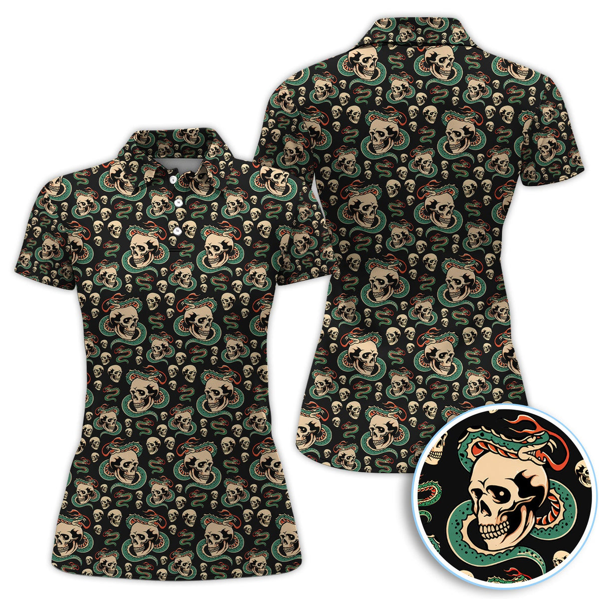 Rad Dad Society Pattern Golf Polos For Golfer, Funny Golf Shirt For Men, Golf Gift For Fathers Days