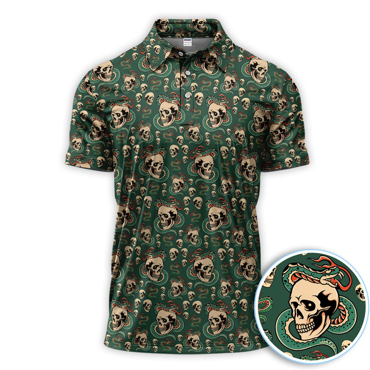 Rad Dad Society Pattern Golf Polos For Golfer, Funny Golf Shirt For Men, Golf Gift For Fathers Days