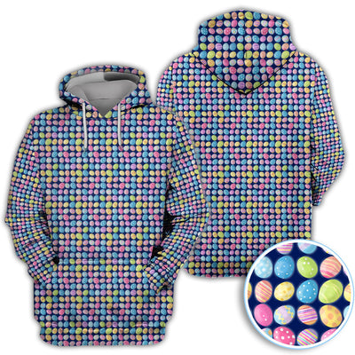 Easter Egg Golf Pattern Shirt For Men, Funny Easter Golf Polo Shirt, Golf Gift For Golfer