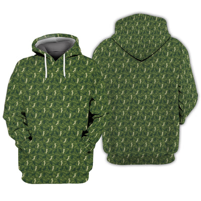 Dachshund Golf Shirt For Golfer, Funny Camo Dog Pattern Golf Shirt, Crazy Golf Shirt For Women