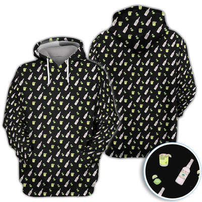 Tequila Lime Pattern Golf Polos, Crazy Tequila Golf Shirt For Men, Funny Golf Shirt